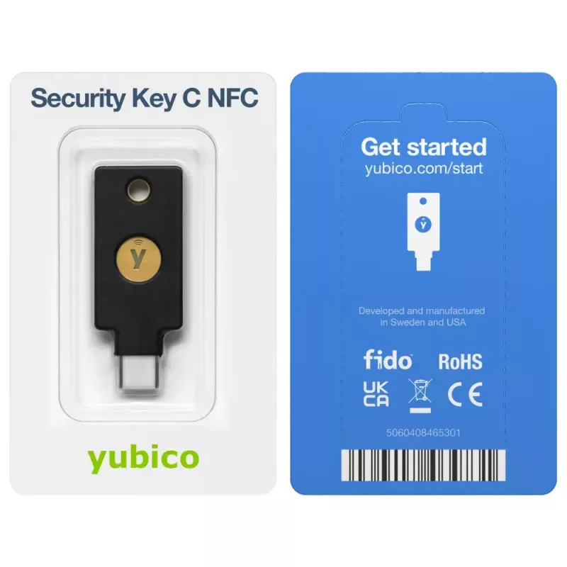 Chiavetta USB Yubico nero