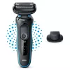 Braun Series 5 51-M1200s Rasoio Uomo Rasoio A Lamina Trimmer Nero, Blu