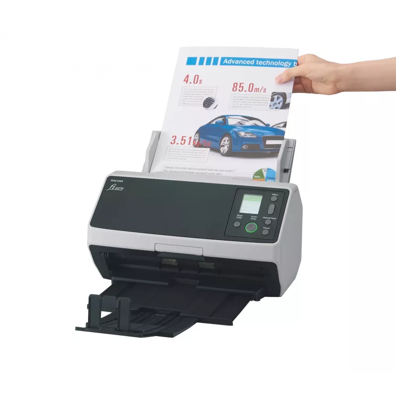 Ricoh fi-8170 ADF + Scanner Con Alimentatore 600 x 600 DPI A4 Nero, Grigio