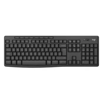 Set tastiera e mouse Logitech MK370 Combo for Business — Full-Size QWERTY (US International), RF Wireless + Bluetooth, Grafite
