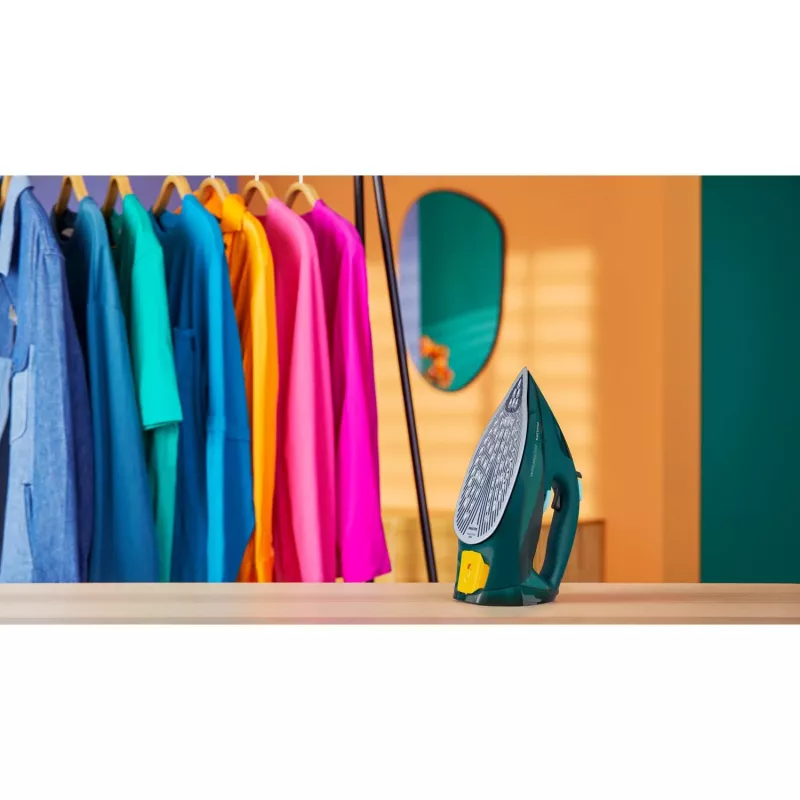 Philips serie 7000 DST7050/70 ferro da stiro ferro da stiro a vapore suola SteamGlide Elite 2800 W verde