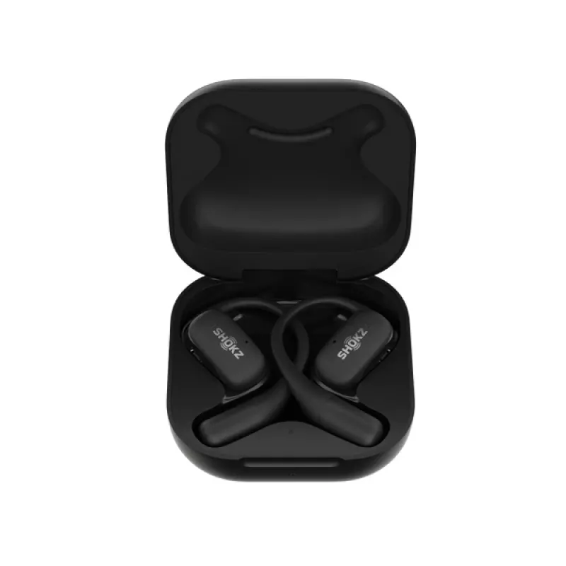 SHOKZ OpenFit cuffie wireless ad archetto chiamate/musica/sport/quotidiano Bluetooth nero