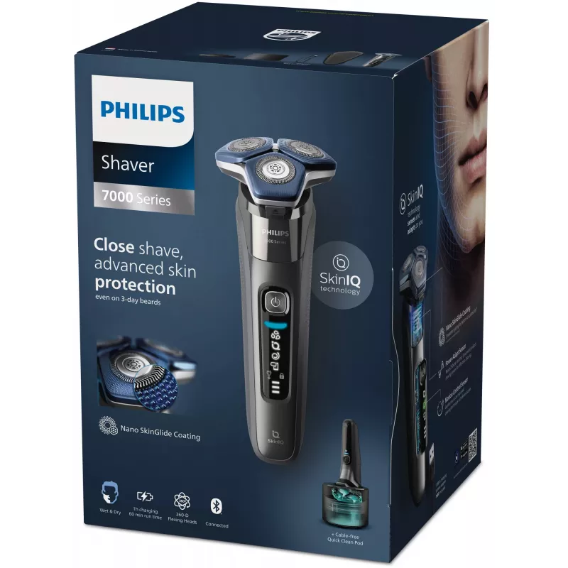 Rasoio elettrico Philips SHAVER Series 7000 S7887/55 bagnato e asciutto cromo