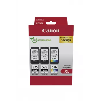 Canon 5437C004 cartuccia d'inchiostro 3 pz. originale alto rendimento (XL) nero, ciano, magenta, giallo