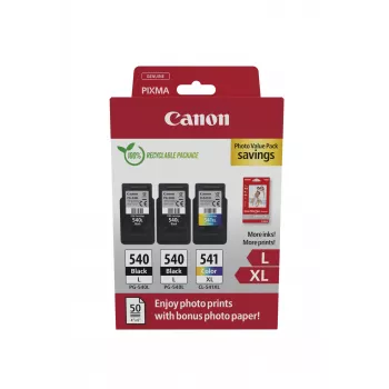 Canon 5224B015 cartuccia d'inchiostro 3 pz. originale nero, ciano, magenta, giallo