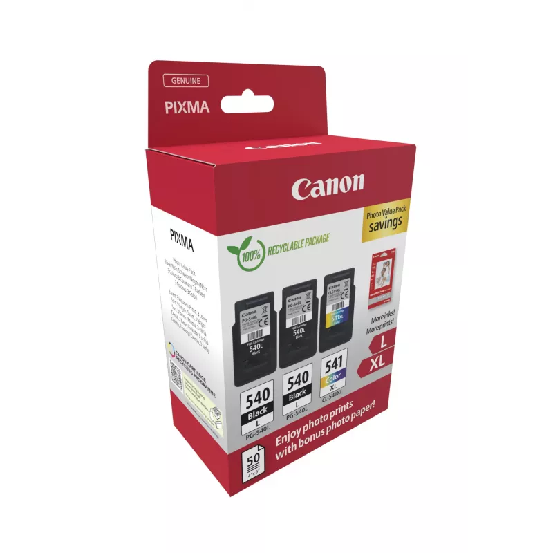Canon 5224B015 cartuccia d'inchiostro 3 pz. originale nero, ciano, magenta, giallo