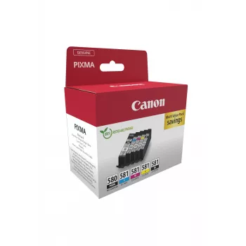 Canon 2078C007 cartuccia d'inchiostro 5 pz. originale nero, blu, ciano, magenta, giallo
