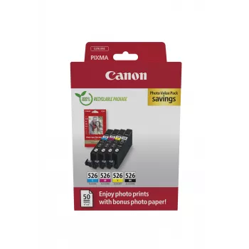 Canon 4540B019 cartuccia d'inchiostro 4 pz. originale nero, ciano, magenta, giallo