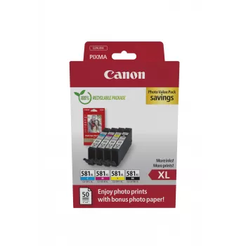 Canon 2052C006 cartuccia d'inchiostro 4 pz. originale alto rendimento (XL) nero, ciano, magenta, giallo