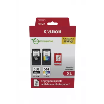 Canon 3712C008 cartuccia d'inchiostro 2 pz. originale alto rendimento (XL) nero, ciano, magenta, giallo