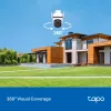 TP-Link Tapo telecamera di sicurezza Wi-Fi outdoor Pan/Tilt, telecamera di sicurezza IP, interno ed esterno, wireless, CE, FCC, RoHS, RCM, soffitto, nero, bianco