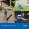 TP-Link Tapo telecamera di sicurezza Wi-Fi outdoor Pan/Tilt, telecamera di sicurezza IP, interno ed esterno, wireless, CE, FCC, RoHS, RCM, soffitto, nero, bianco