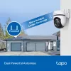 TP-Link Tapo telecamera di sicurezza Wi-Fi outdoor Pan/Tilt, telecamera di sicurezza IP, interno ed esterno, wireless, CE, FCC, RoHS, RCM, soffitto, nero, bianco
