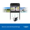 TP-Link Tapo telecamera di sicurezza Wi-Fi outdoor Pan/Tilt, telecamera di sicurezza IP, interno ed esterno, wireless, CE, FCC, RoHS, RCM, soffitto, nero, bianco