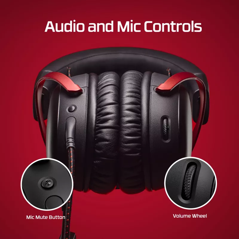 HyperX Cloud III - cuffie gaming (nero/rosso)