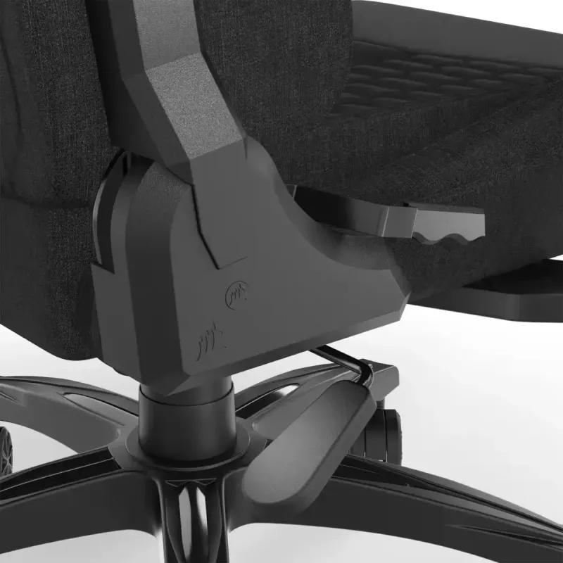 Corsair TC100 RELAXED seduta imbottita nero schienale 59,5x81 cm