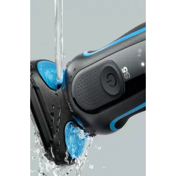 Braun 51-B1000s rasoio a lamina nero, blu