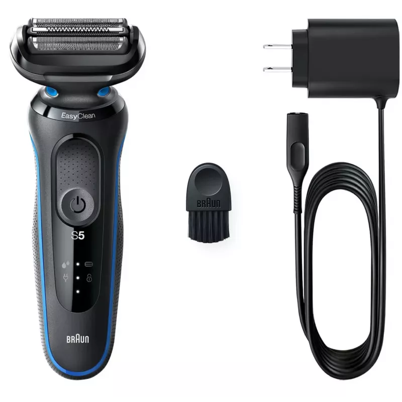 Braun 51-B1000s rasoio a lamina nero, blu