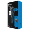 Braun 51-B1000s rasoio a lamina nero, blu