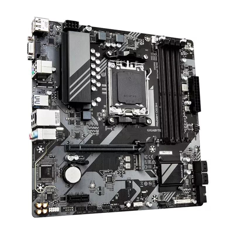 Scheda madre GIGABYTE A620M DS3H, A620, AM5, ATX