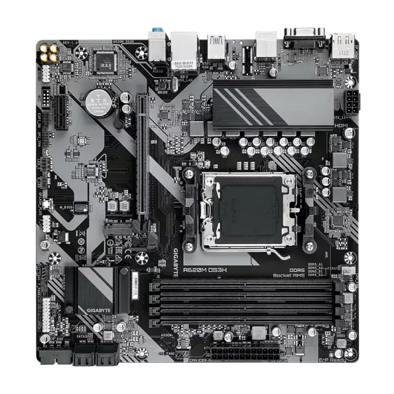 Scheda madre GIGABYTE A620M DS3H, A620, AM5, ATX