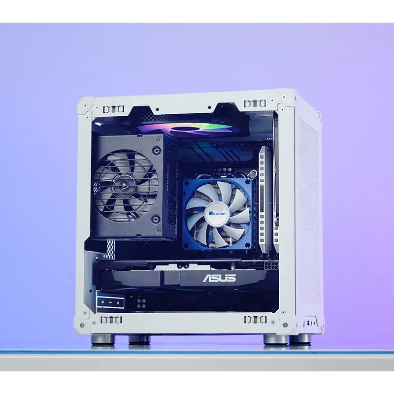 Case PC Jonsbo C6 nero ITX, micro ATX