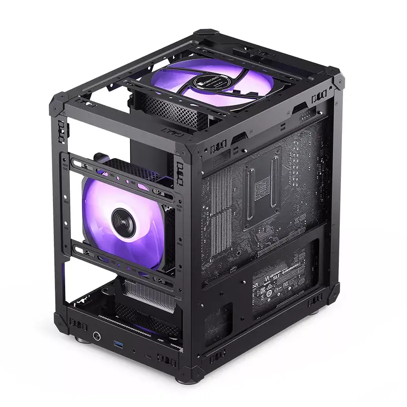 Case PC Jonsbo C6 nero ITX, micro ATX