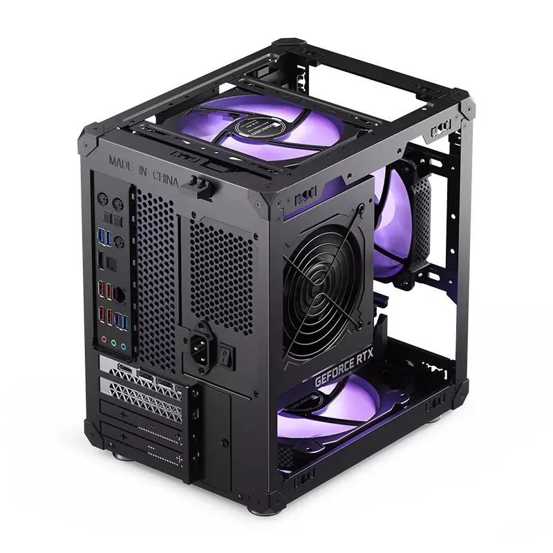 Case PC Jonsbo C6 nero ITX, micro ATX