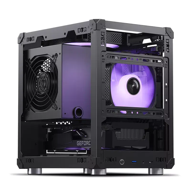 Case PC Jonsbo C6 nero ITX, micro ATX