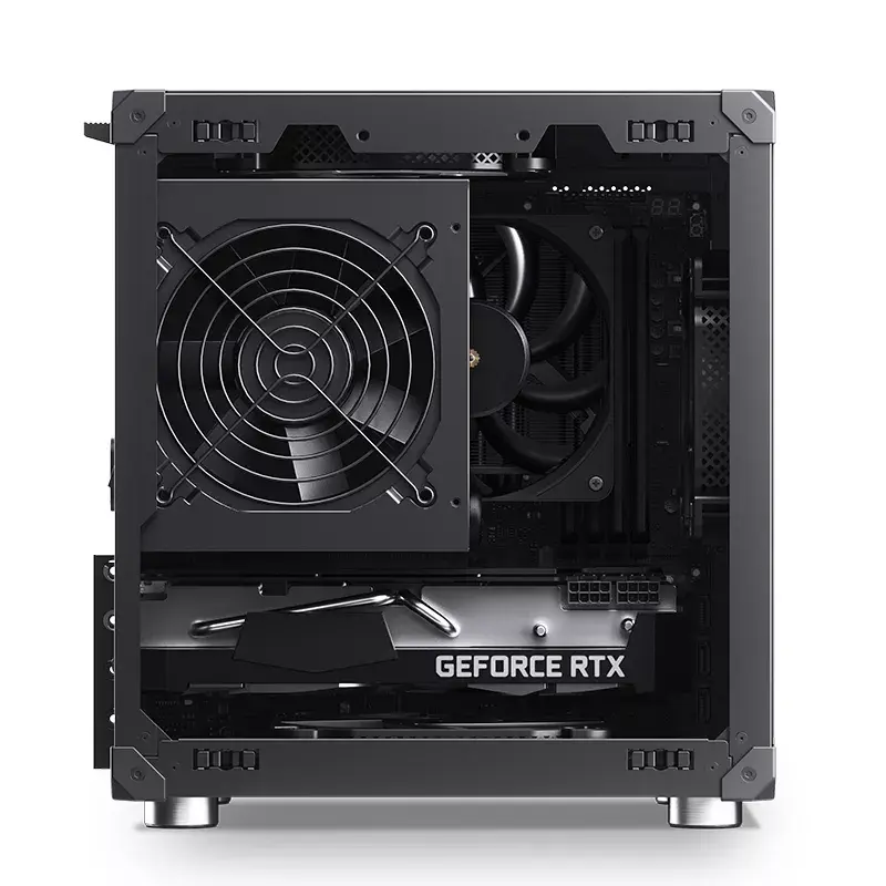 Case PC Jonsbo C6 nero ITX, micro ATX
