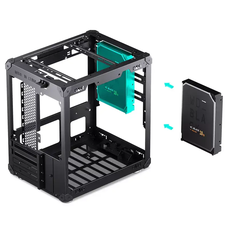 Case PC Jonsbo C6 nero ITX, micro ATX