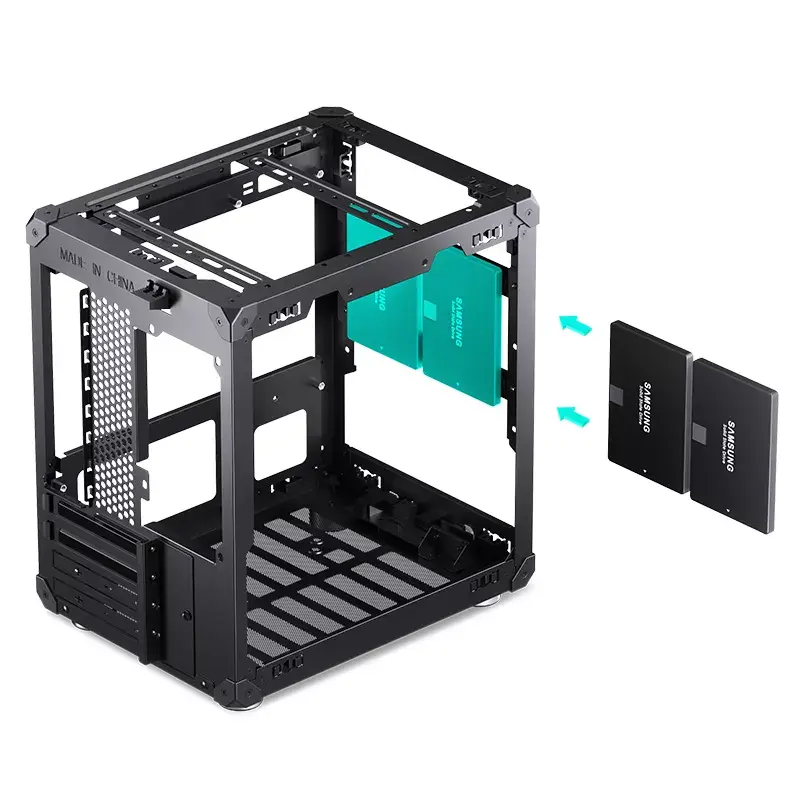 Case PC Jonsbo C6 nero ITX, micro ATX