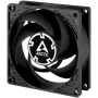 Ventola 80 mm Arctic P8 Max High-Performance PWM, diametro 80 mm, nero, flusso d'aria 67,96 m³/h, 0,6 Sone