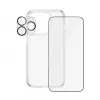 PanzerGlass confezione 3-in-1 iPhone 15 Pro vetro temperato trasparente