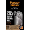 PanzerGlass confezione 3-in-1 iPhone 15 Pro vetro temperato trasparente