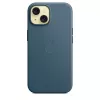 Custodia APPLE FineWoven compatibile MagSafe iPhone 15 Pacific Blue