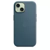 Custodia APPLE FineWoven compatibile MagSafe iPhone 15 Pacific Blue