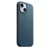 Custodia APPLE FineWoven compatibile MagSafe iPhone 15 Pacific Blue