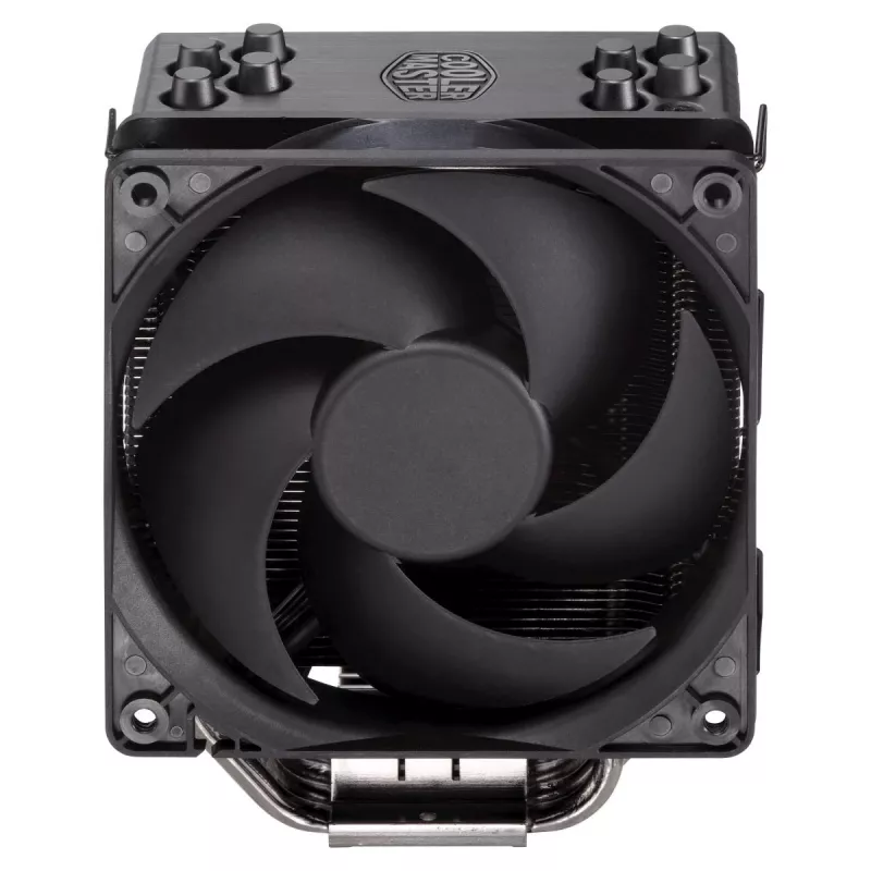 Cooler Master Hyper 212 Black RR-S4KK-25SN-R1 dissipatore ad aria per CPU, ventola da 120 mm, 4 heat pipe, AM4/AM5/LGA1700, nero