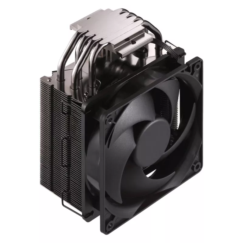 Cooler Master Hyper 212 Black RR-S4KK-25SN-R1 dissipatore ad aria per CPU, ventola da 120 mm, 4 heat pipe, AM4/AM5/LGA1700, nero