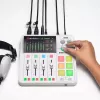 Interfaccia audio Rode RodeCaster Duo bianco – console per podcasting USB a 2 canali con mixer e preamplificatori