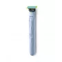 Rasoio a lamina Philips Norelco OneBlade QP1324/20 — rasoio a lamina blu senza fili, 30 min di autonomia, ricarica USB, lavabile, segue i contorni