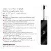 CLUB3D USB3.2 Gen2 Type-C, dock portatile 6-in-1 dual-display con video USB Type-C 4K60Hz