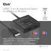 CLUB3D switch HDMI 2-in-1 bidirezionale 8K60Hz 4K120Hz CSV-1384