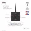 CLUB3D switch HDMI 2-in-1 bidirezionale 8K60Hz 4K120Hz CSV-1384