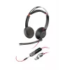 HP Poly Blackwire 5220 cuffie stereo USB-C + jack 3,5 mm + adattatore USB-C/A