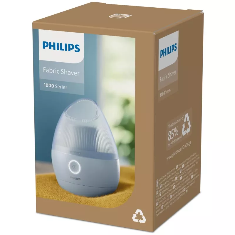Rimuovi pelucchi Philips GCA2100/20, blu, lame in acciaio inox, a batteria, 90 min di autonomia