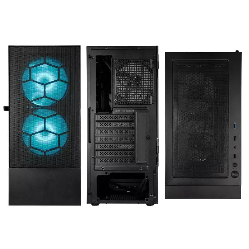 Case per PC Kolink OBSERVATORY MX Midi Tower nero
