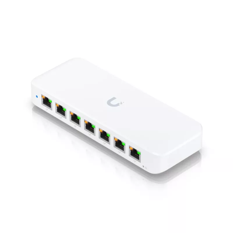 UBIQUITI NETWORKS UniFi Switch USW-Ultra-60W 8 porte GbE PoE+ alimentato da ingresso GbE++ 60W