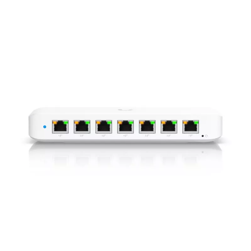 UBIQUITI NETWORKS UniFi Switch USW-Ultra-60W 8 porte GbE PoE+ alimentato da ingresso GbE++ 60W